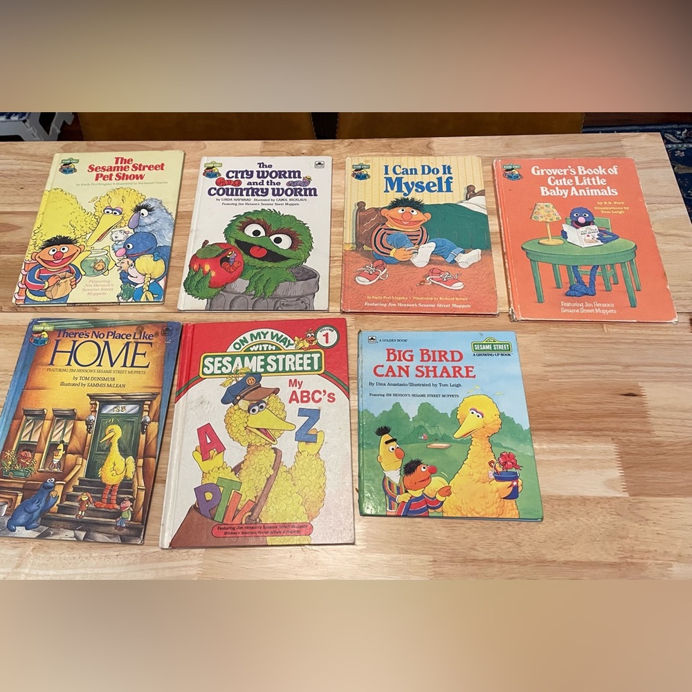 Sesame Street Kids Book Collection - Colorful Covers